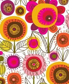 February Pinterest Theme –  Bold Spring Florals