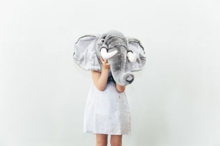 Nubie Kids Boutique Animal Wall Heads - Elephant